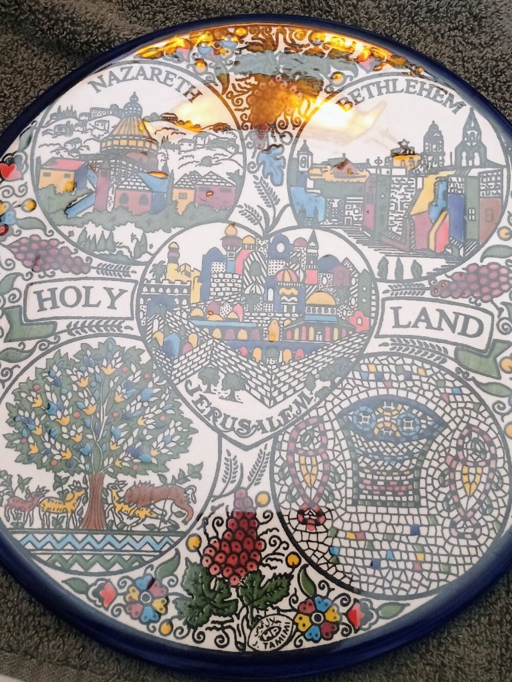 Vintage Religious Plate